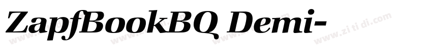 ZapfBookBQ Demi字体转换 ZapfBookBQ Demi字体转换